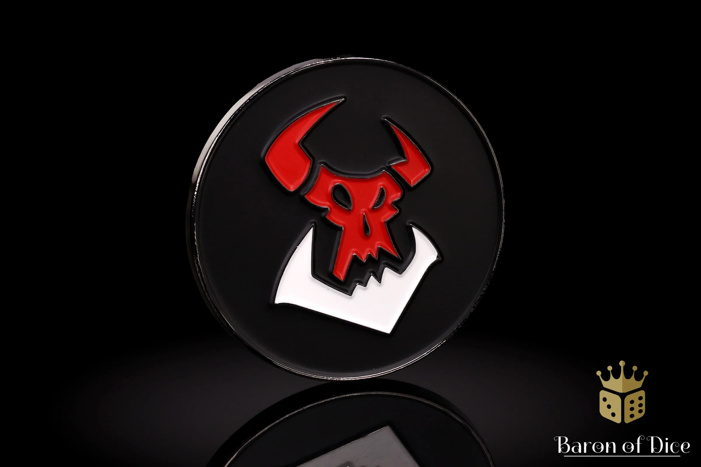 40mm Objective Coin | Black Orc