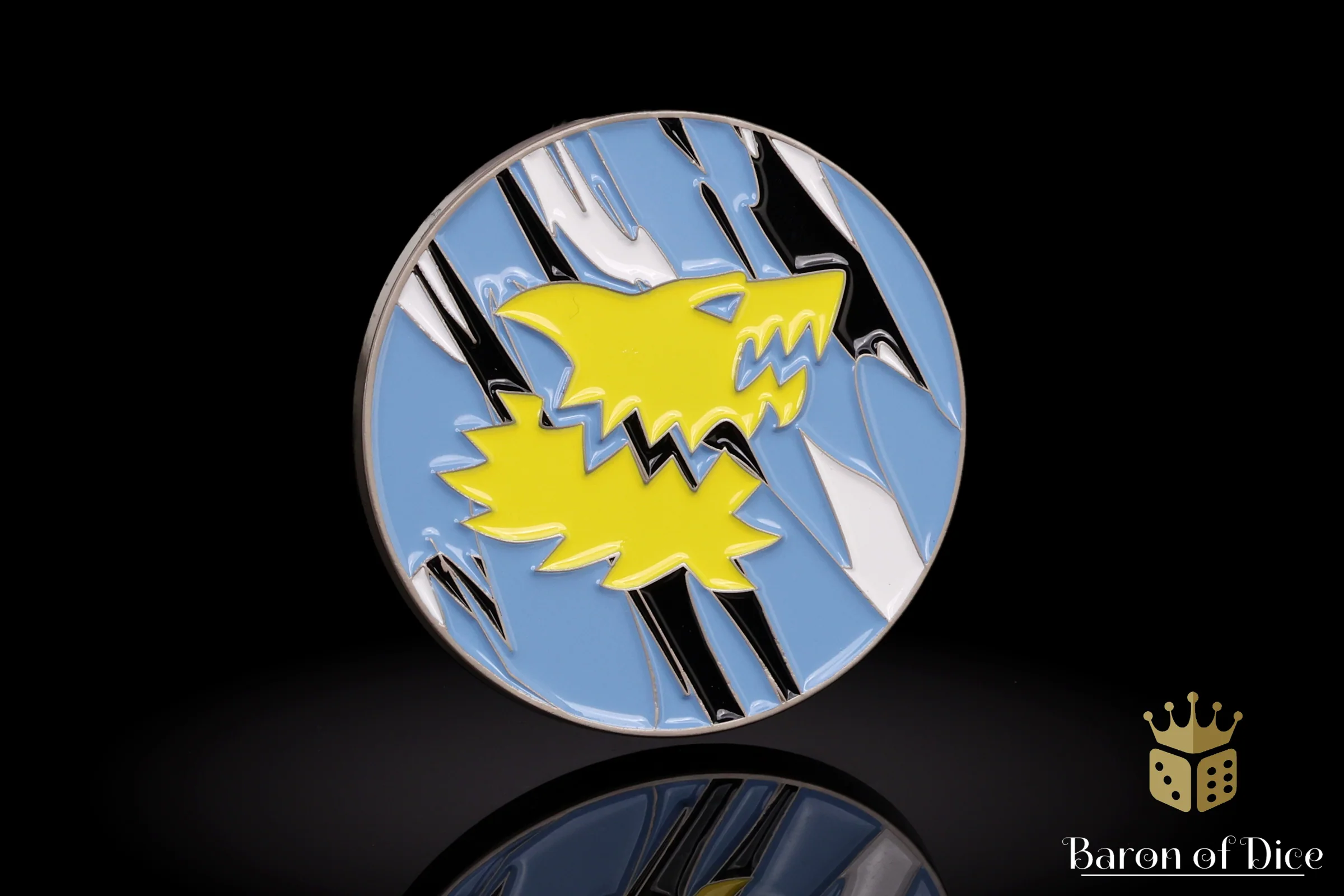40mm Objective Coin | Snow Wolf