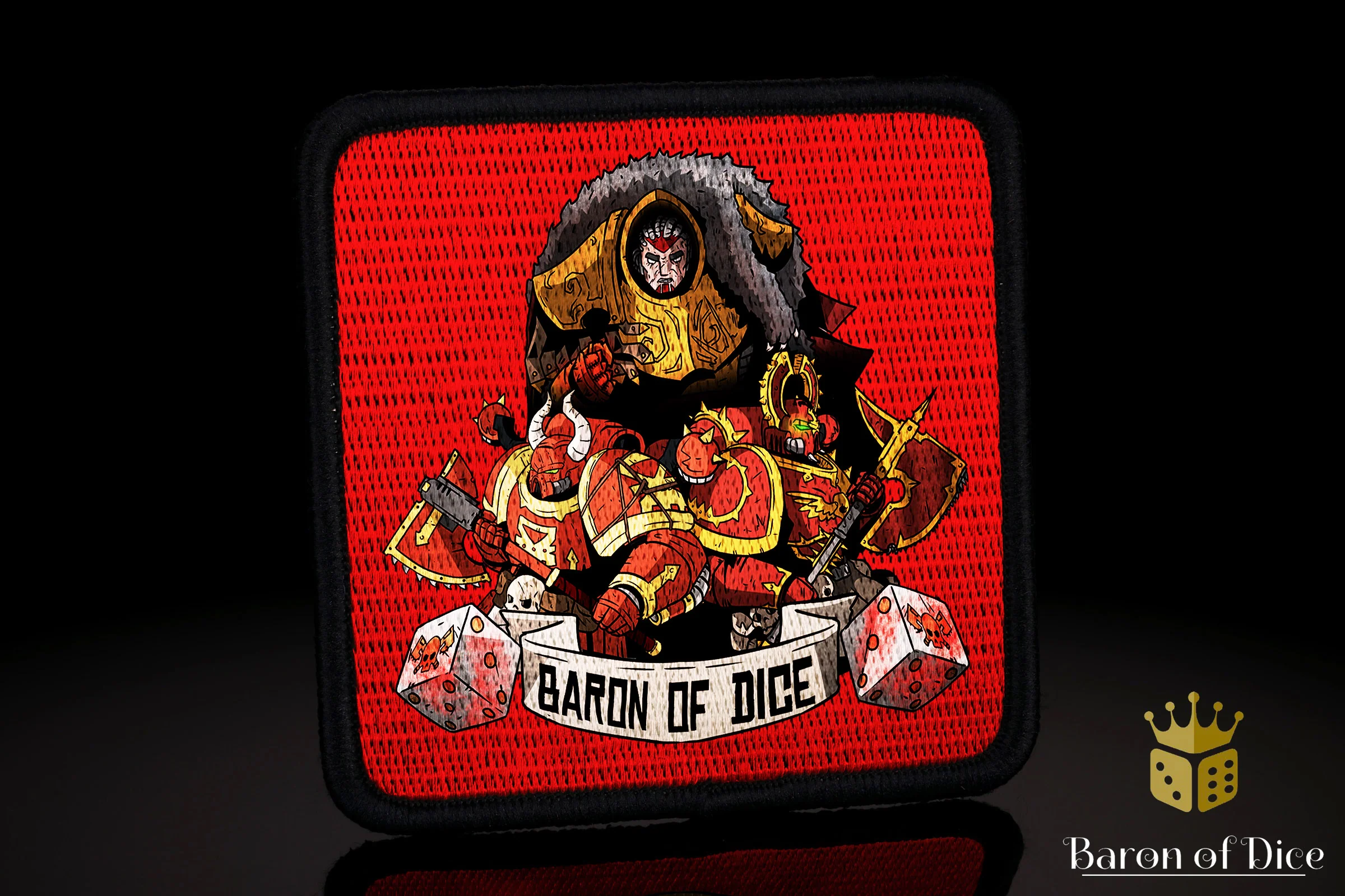 Baron's Dice Bag | Carnage Velcro Patch - Image 2