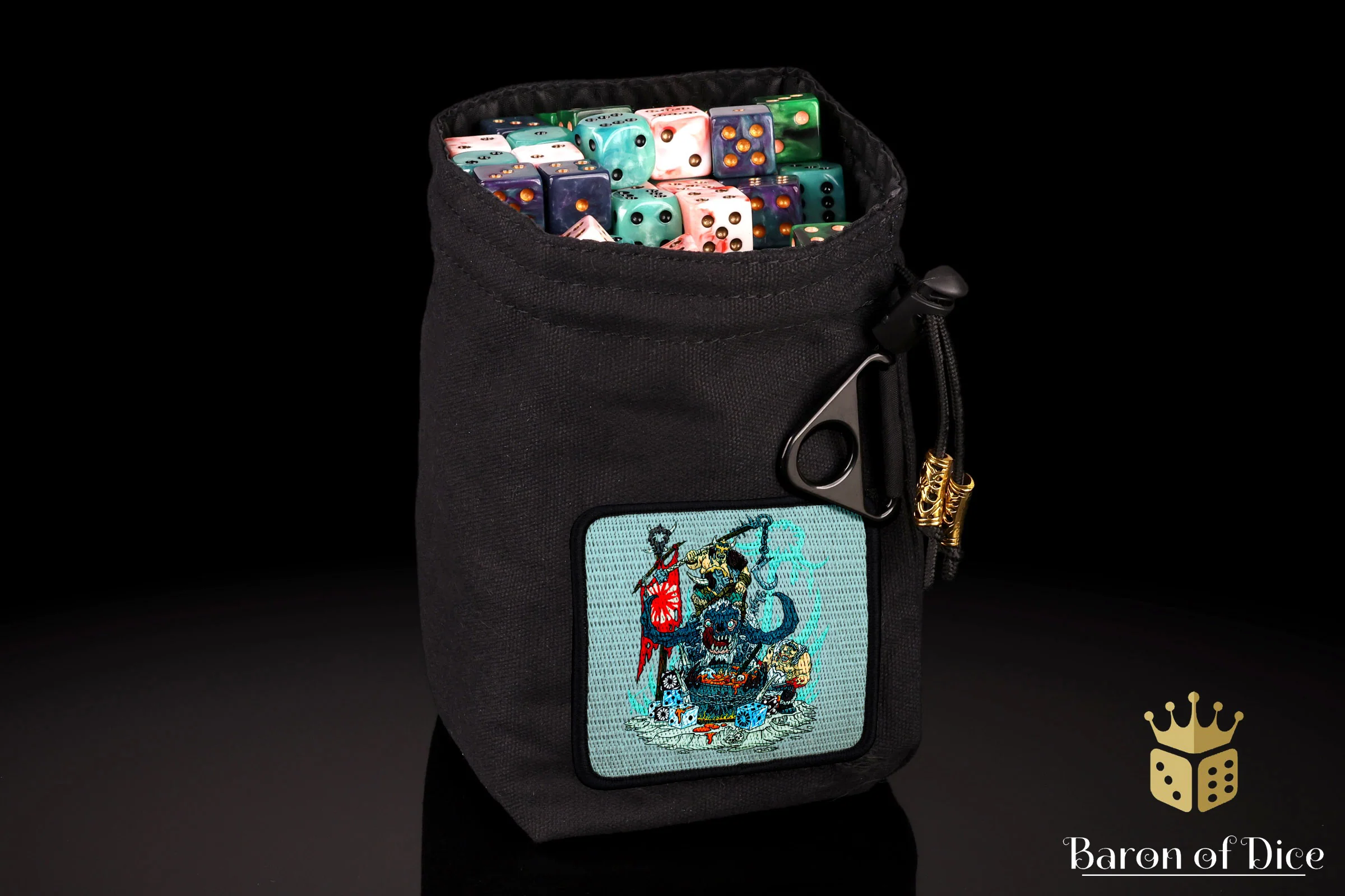 Baron's Dice Bag | Great Maw Velcro Patch