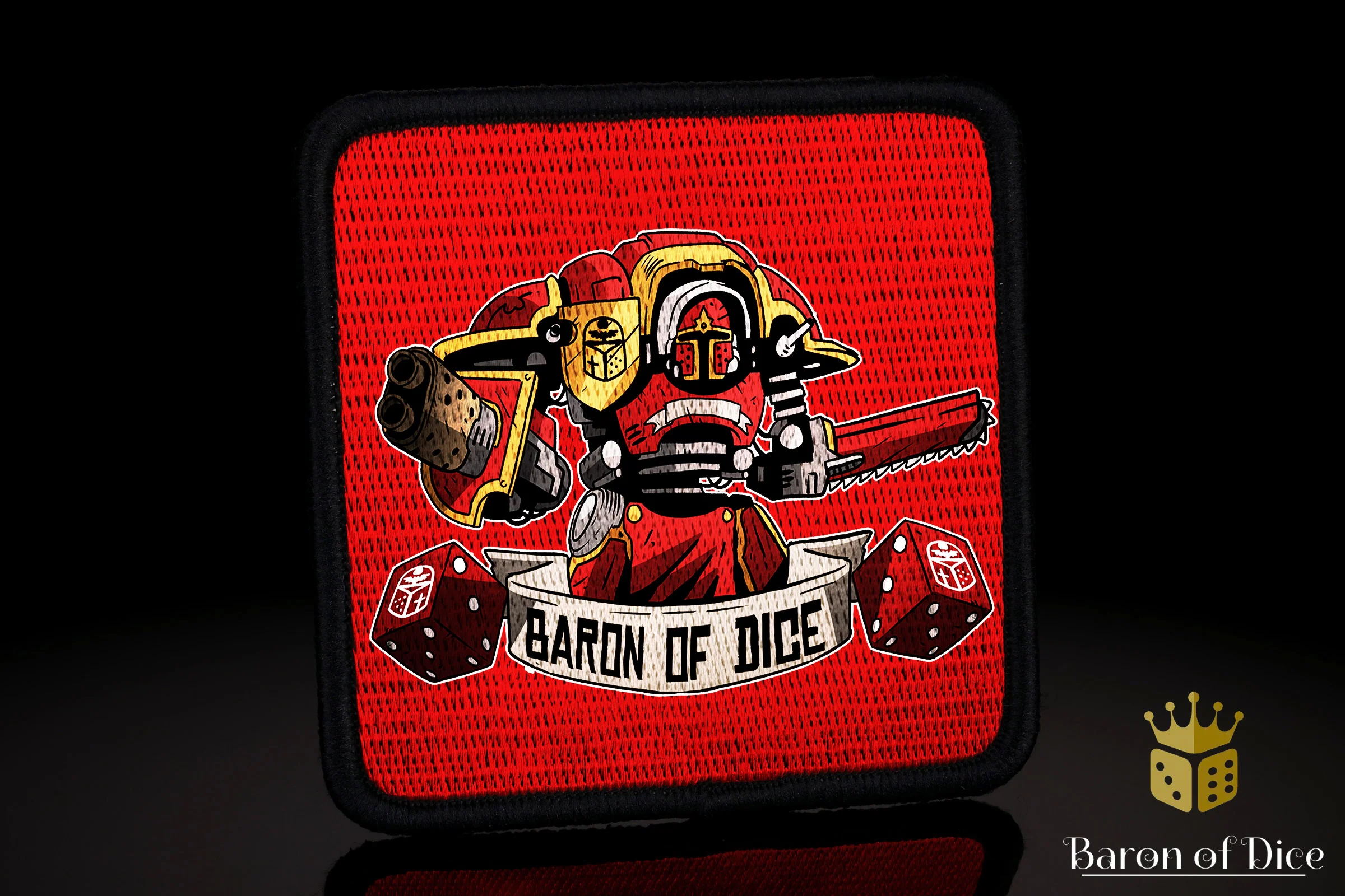 Baron's Dice Bag | Imperial Helm Velcro Patch - Image 2