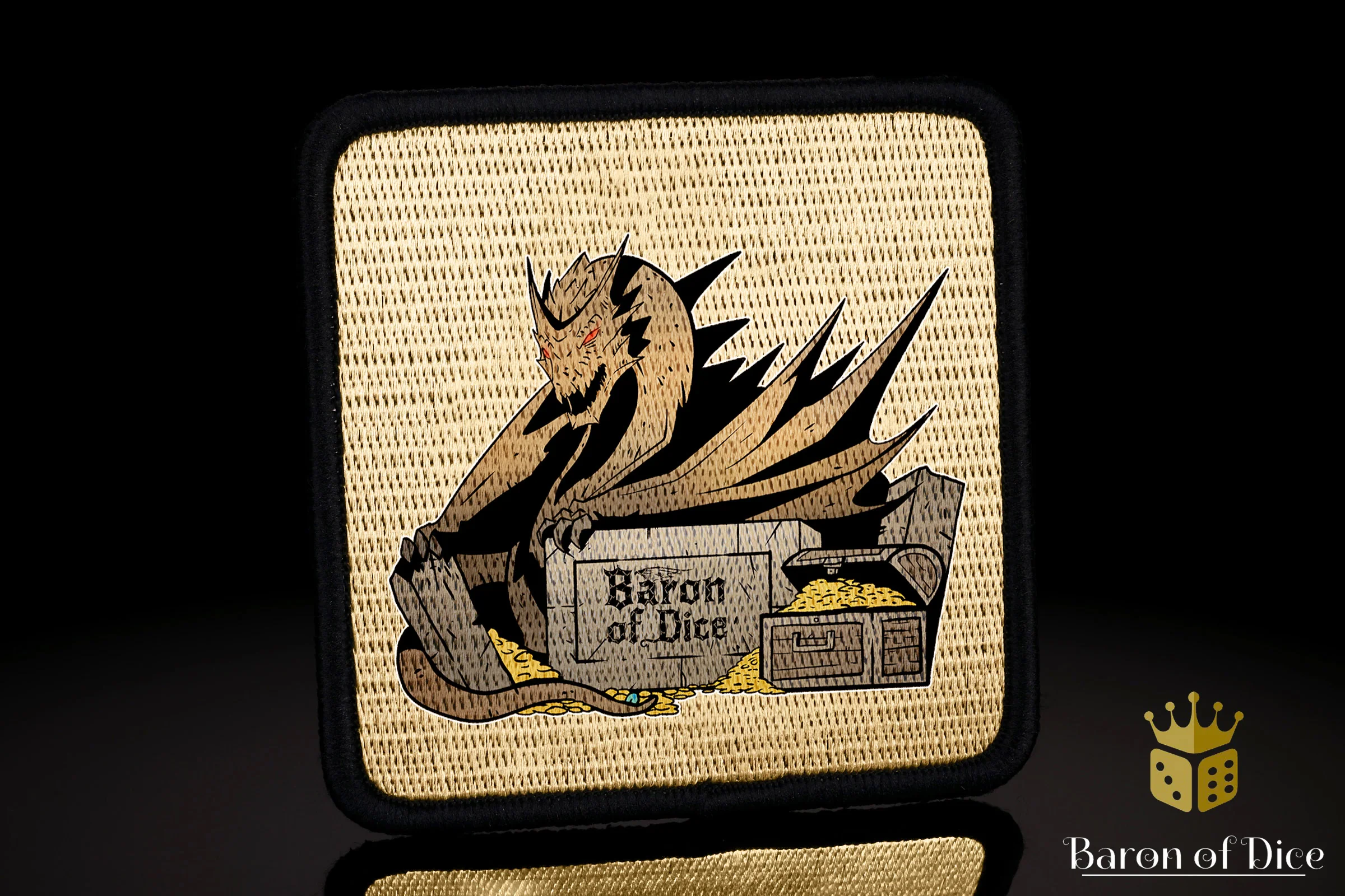 Sole Ring | Ancient Dragon | Baron's Bag Compatible | Velcro Patches