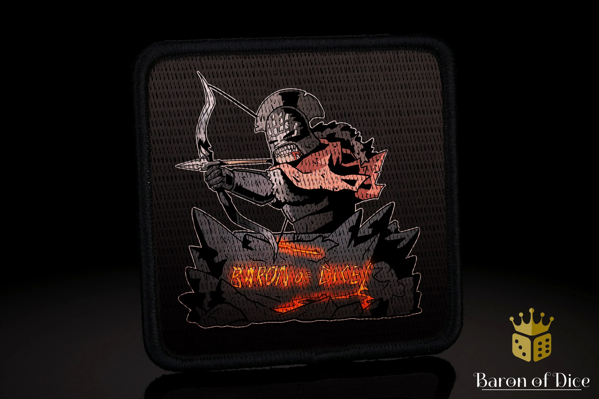 Sole Ring | White Warpaint | Baron's Bag Compatible | Velcro Patches