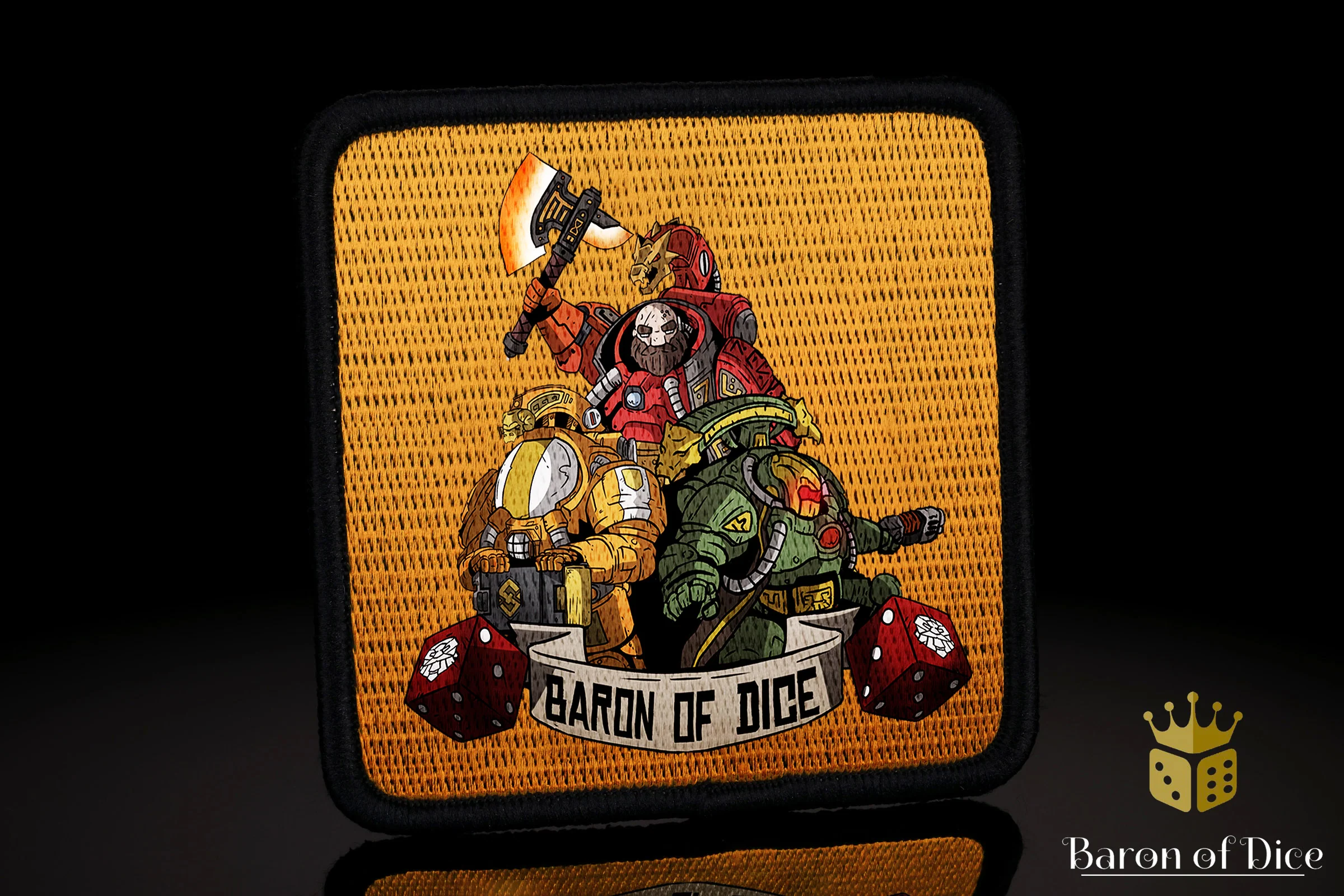 Baron's Dice Bag | Space Dwarves Velcro Patch - Image 2