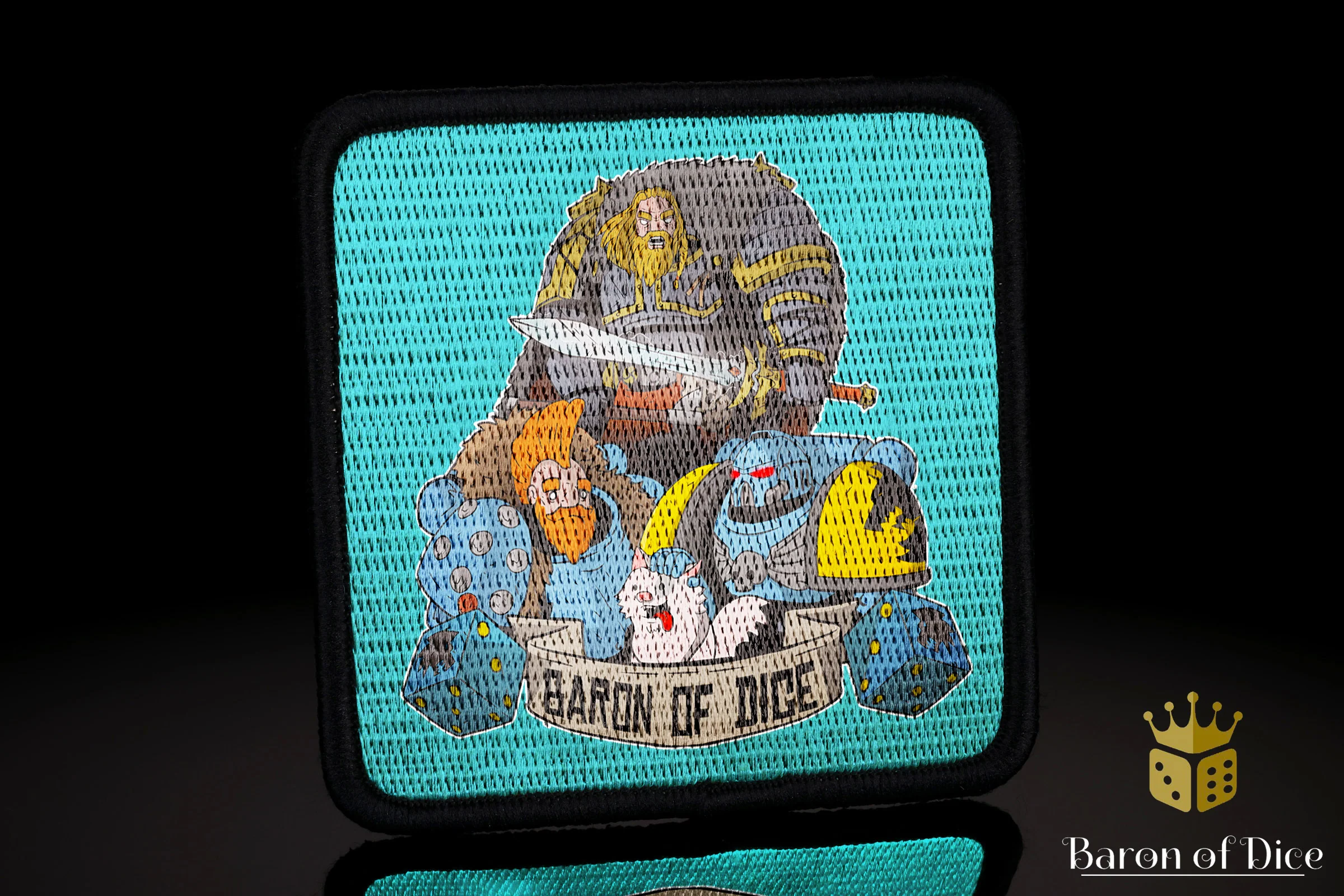 Baron's Dice Bag | Wolf Pack Velcro Patch - Image 2