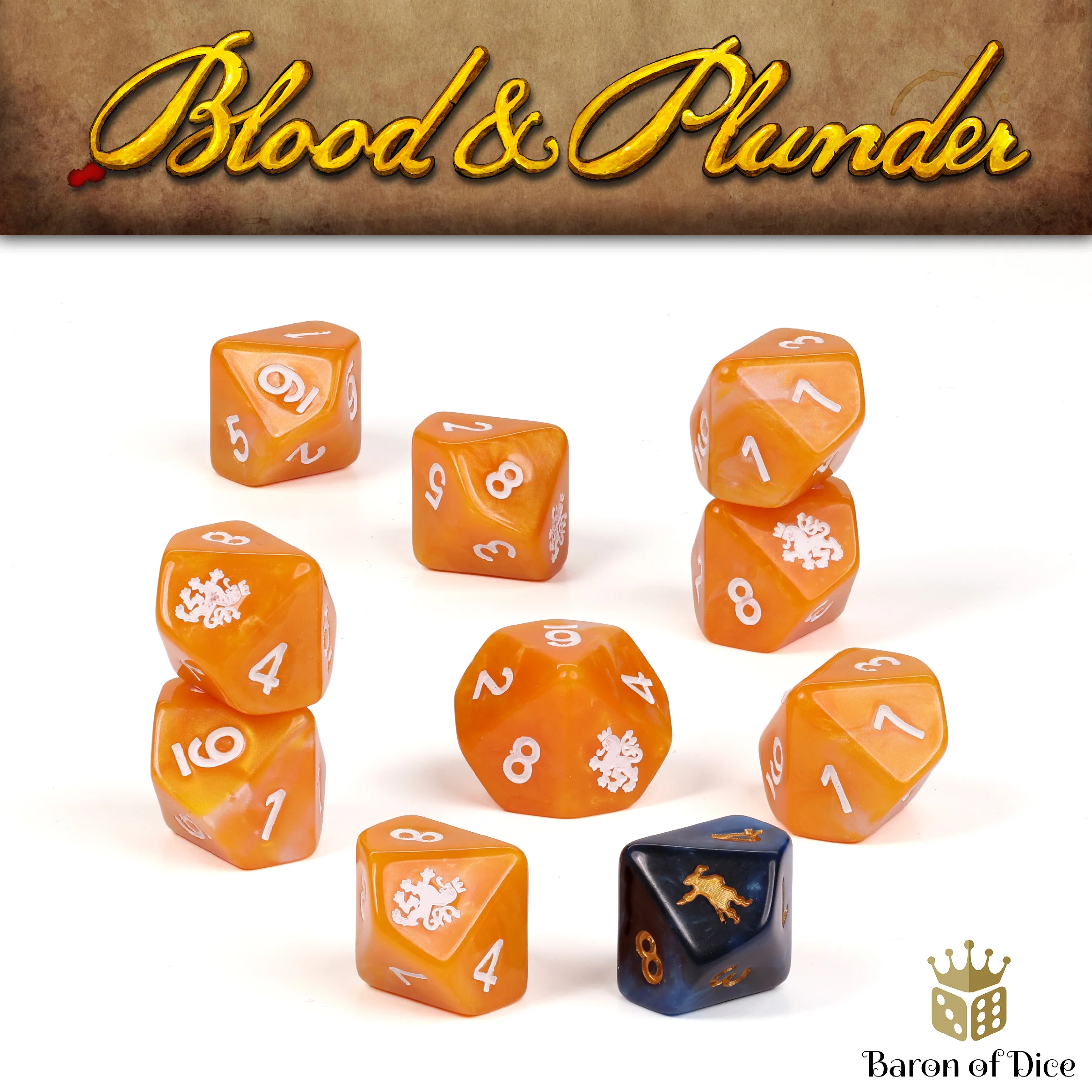 Blood & Plunder: Dutch - Official Dice Set - Image 3