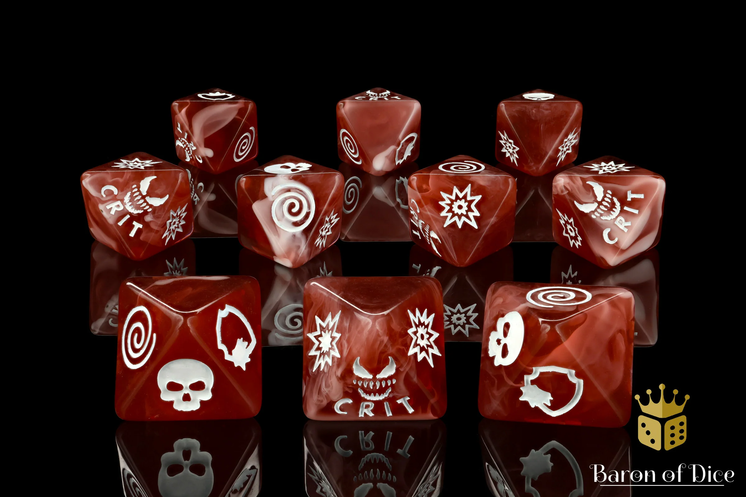 Bloody Symbiote Dice - D8 Set - Image 4