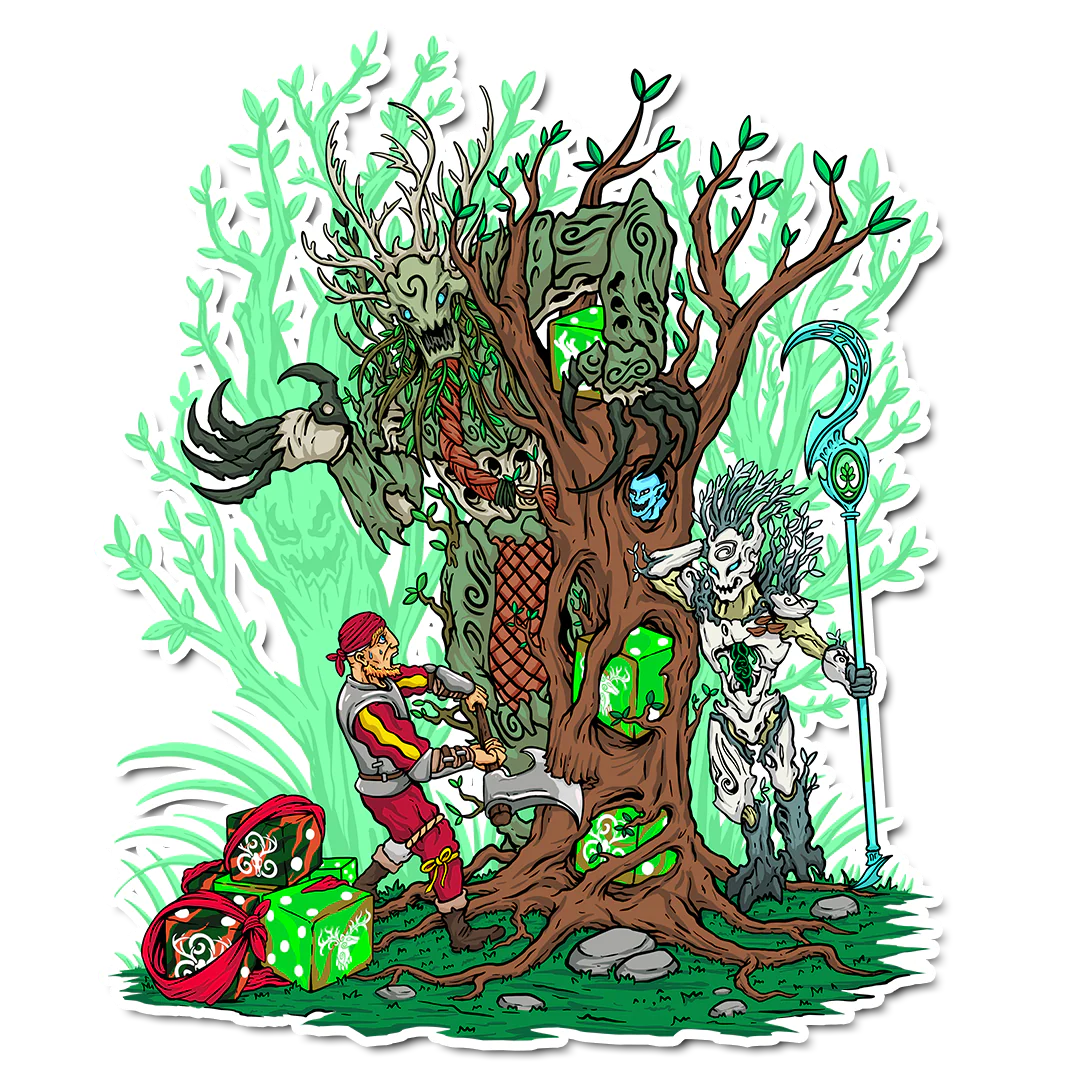 Premium Vinyl Stickers - Tree Lords