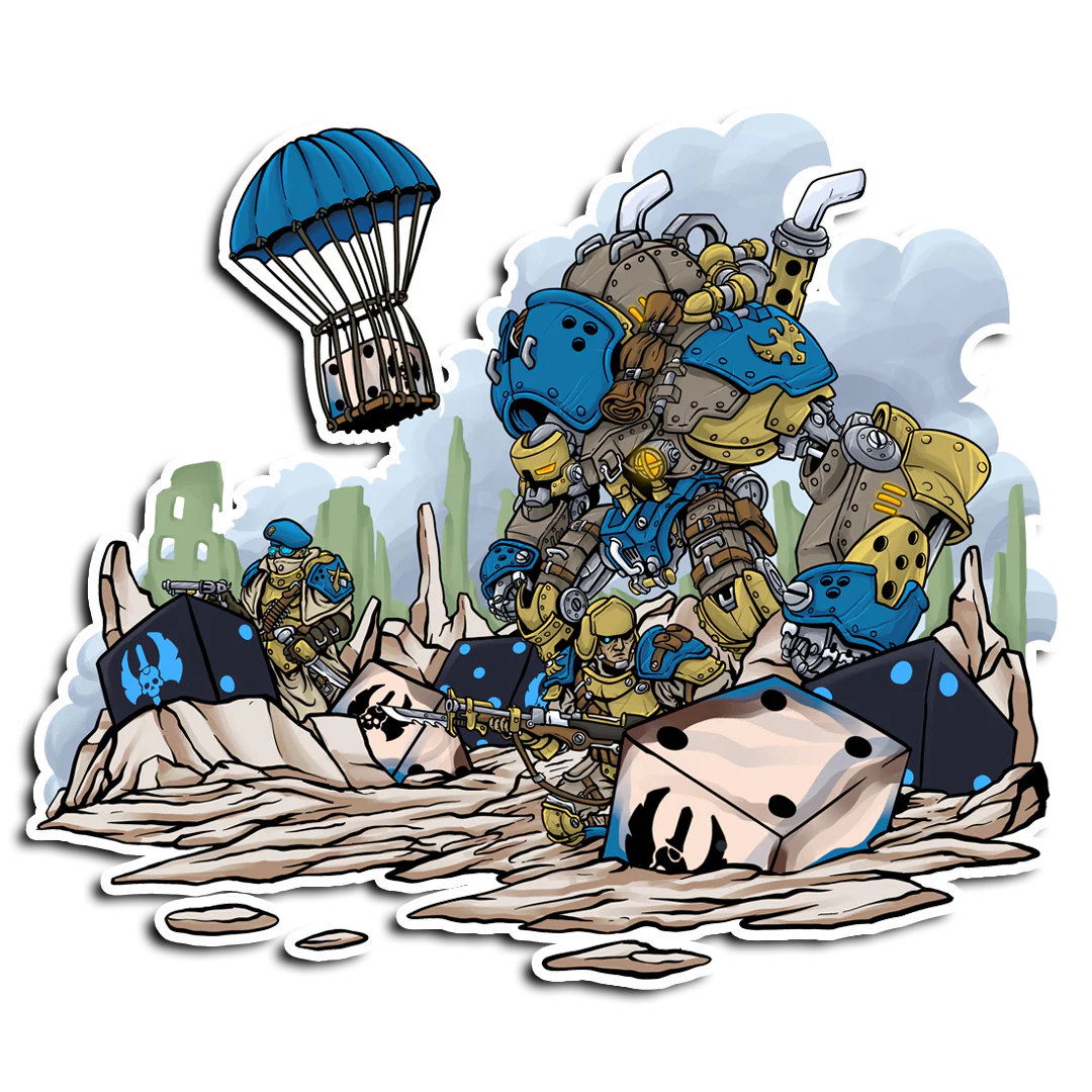 Premium Vinyl Stickers - Cygnar | Gravediggers