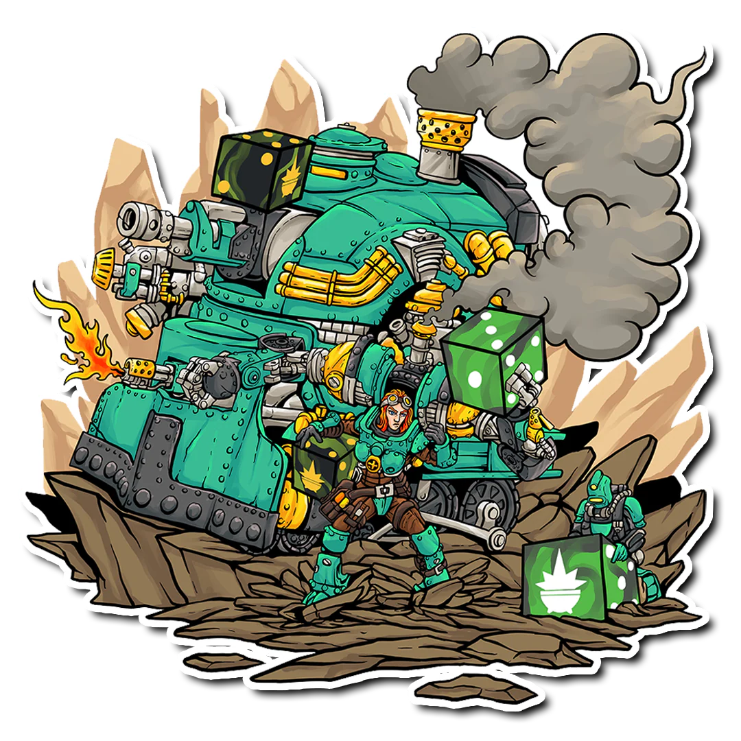Premium Vinyl Stickers - Crucible Guard