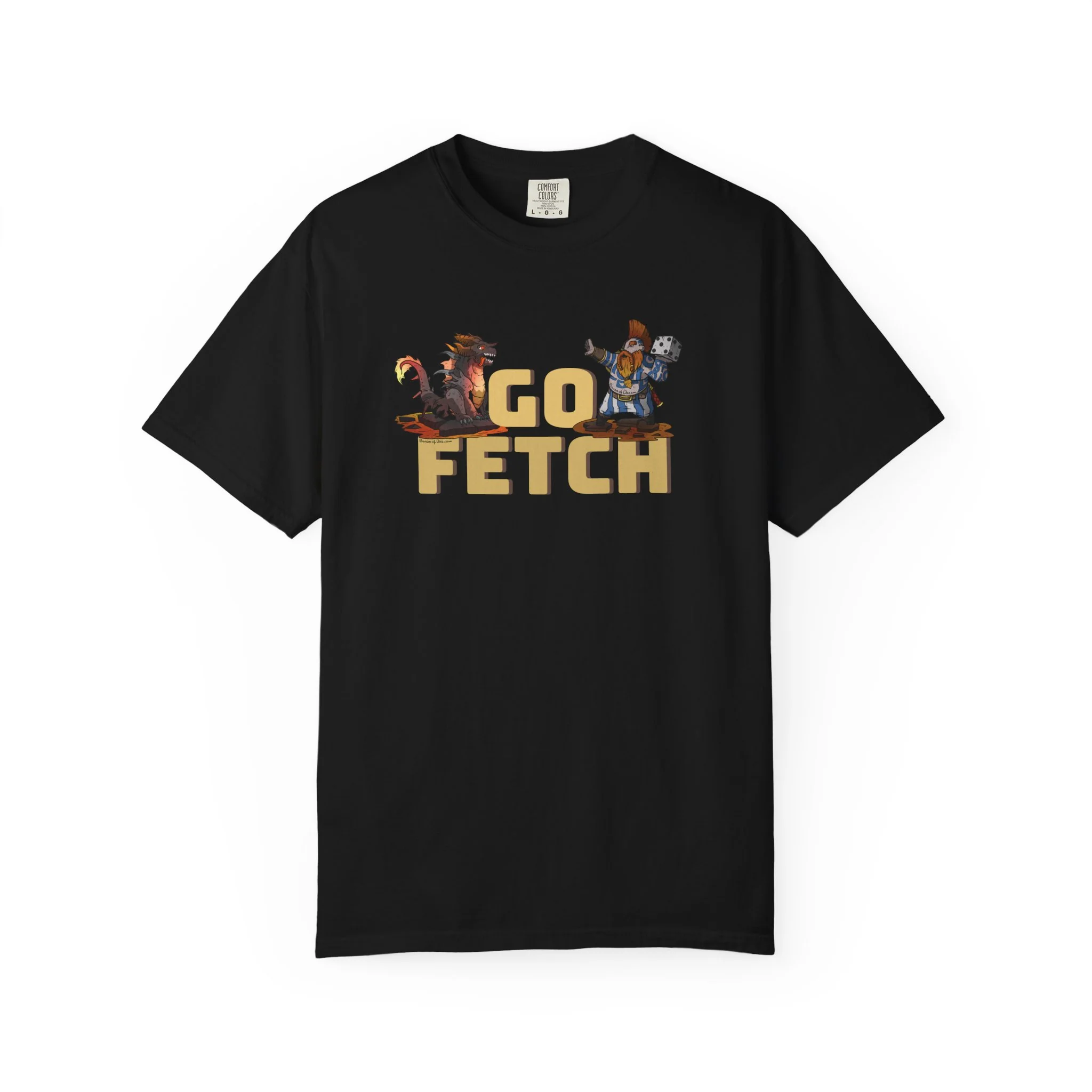 Dwarven Hero - 'Go Fetch' Graphic T-Shirt
