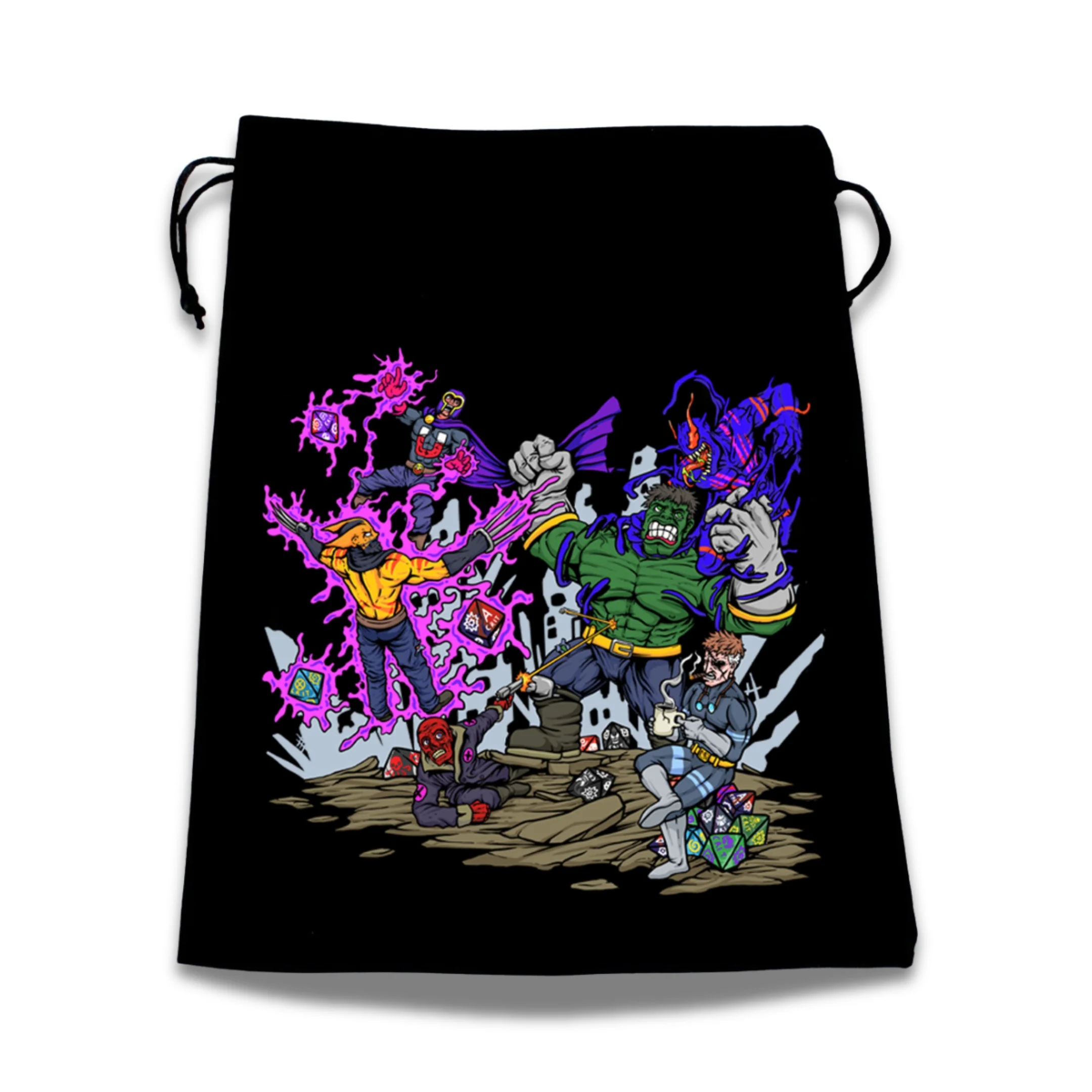 Fighting Superheroes | Premium Dice Bag
