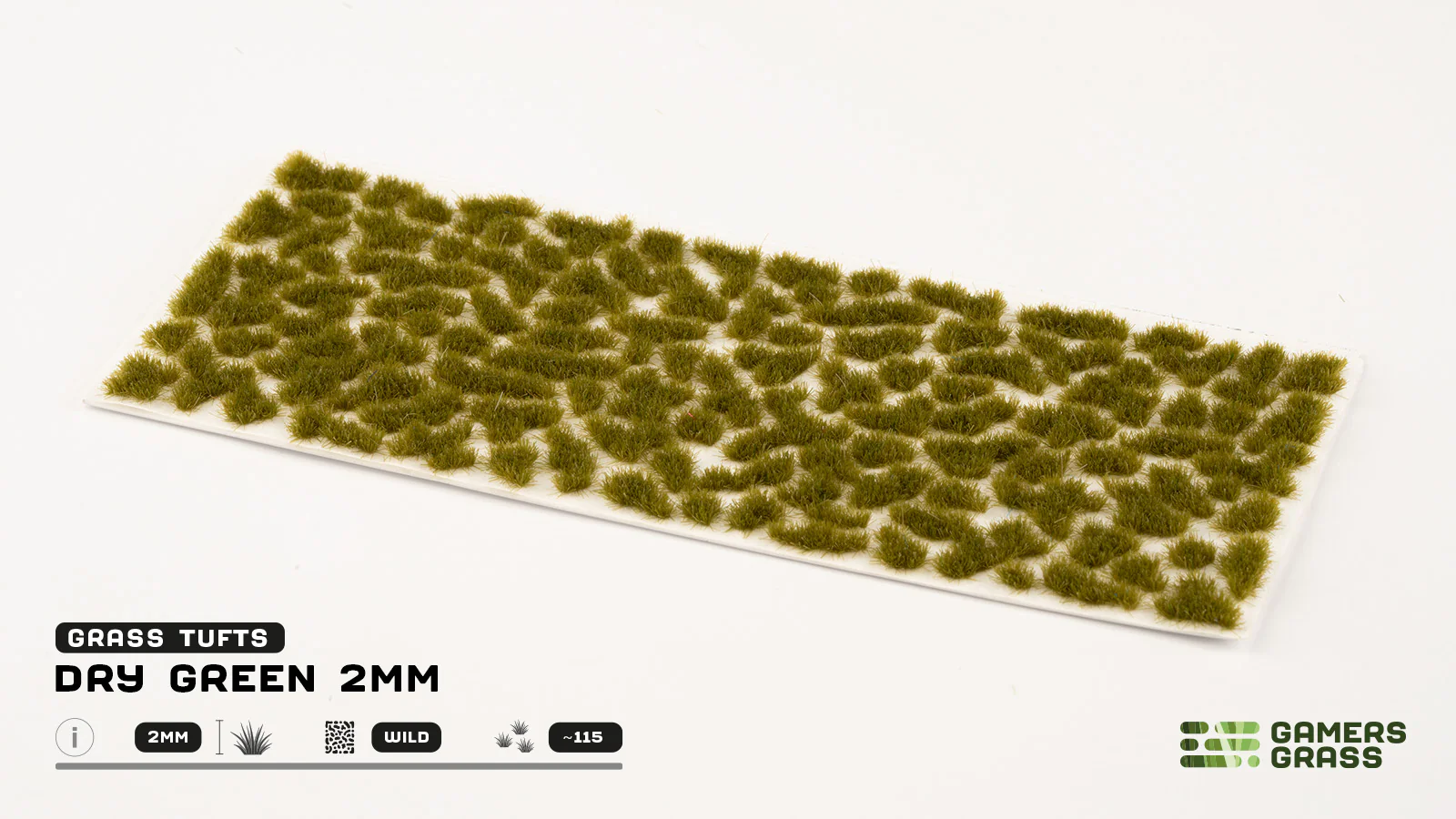 Gamers Grass | Grass Tuft | Dry Green (2mm) - Image 2