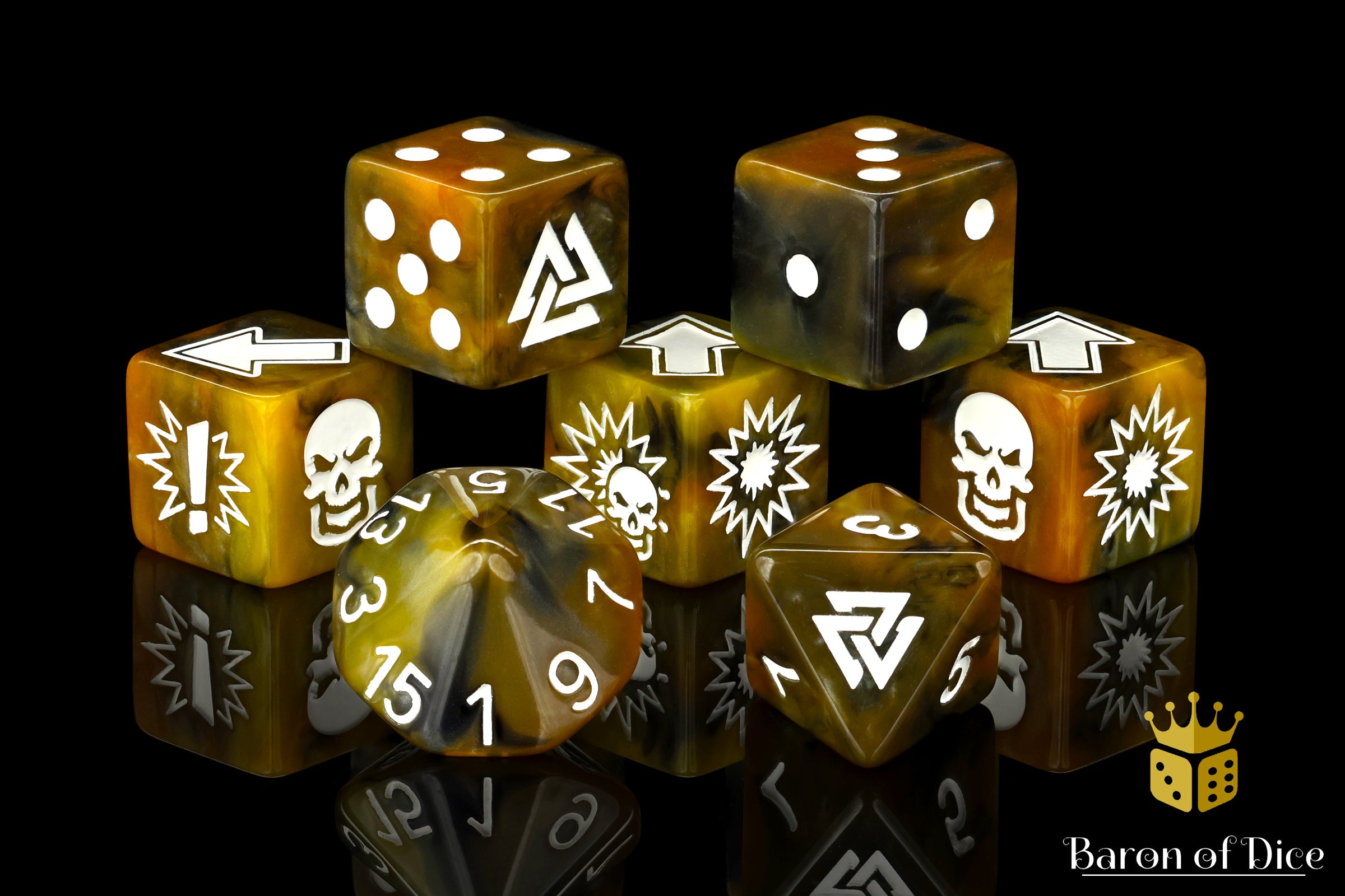 Glorious Ale - Bloody Football Dice (Set of 7) - Image 6