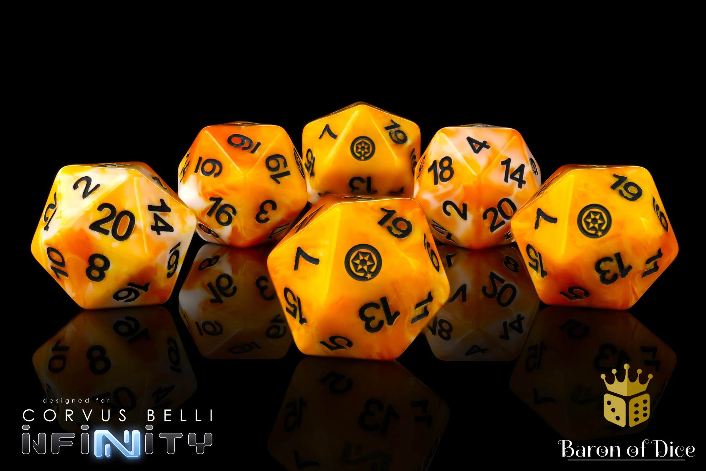 Infinity: Invincible Army - Official Dice Set - Image 2