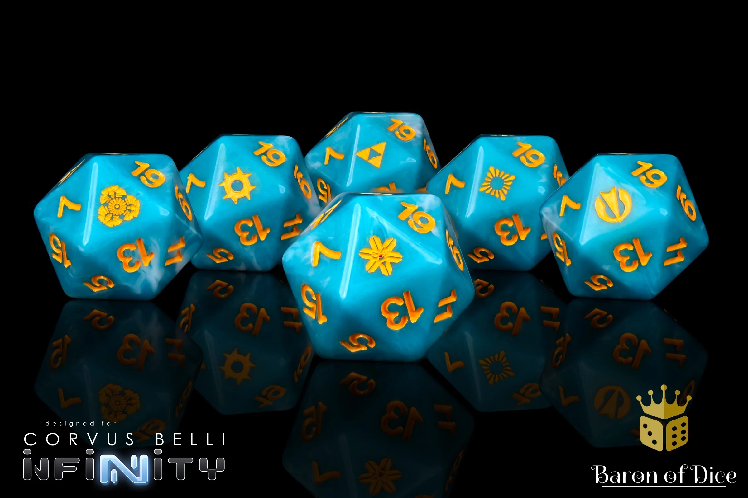Infinity: JSA - Shindenbutai Sectorial - Official Dice Set - Image 2