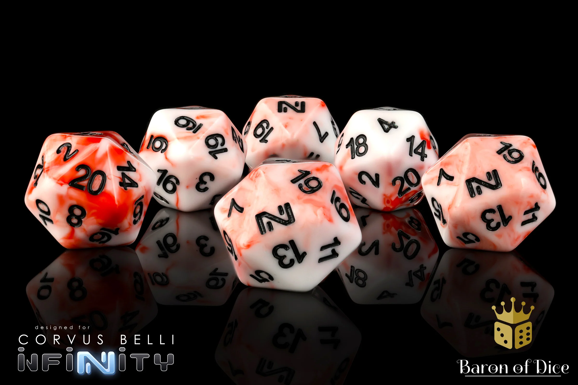 Infinity: N4 Bloody Intent - Official Dice Set - Image 2