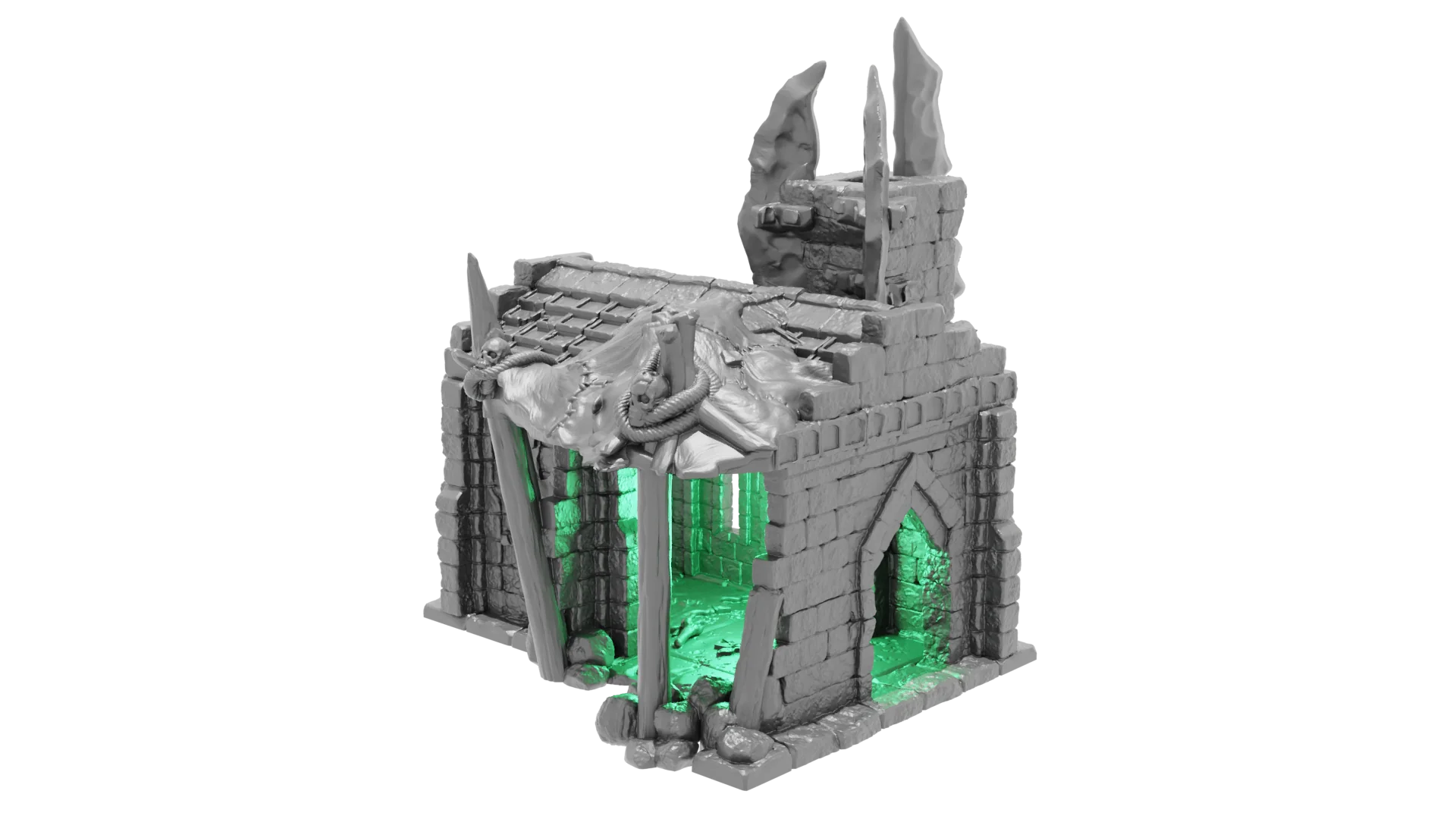 Kingdom of Azragor Orcish House (STL File) - Image 6
