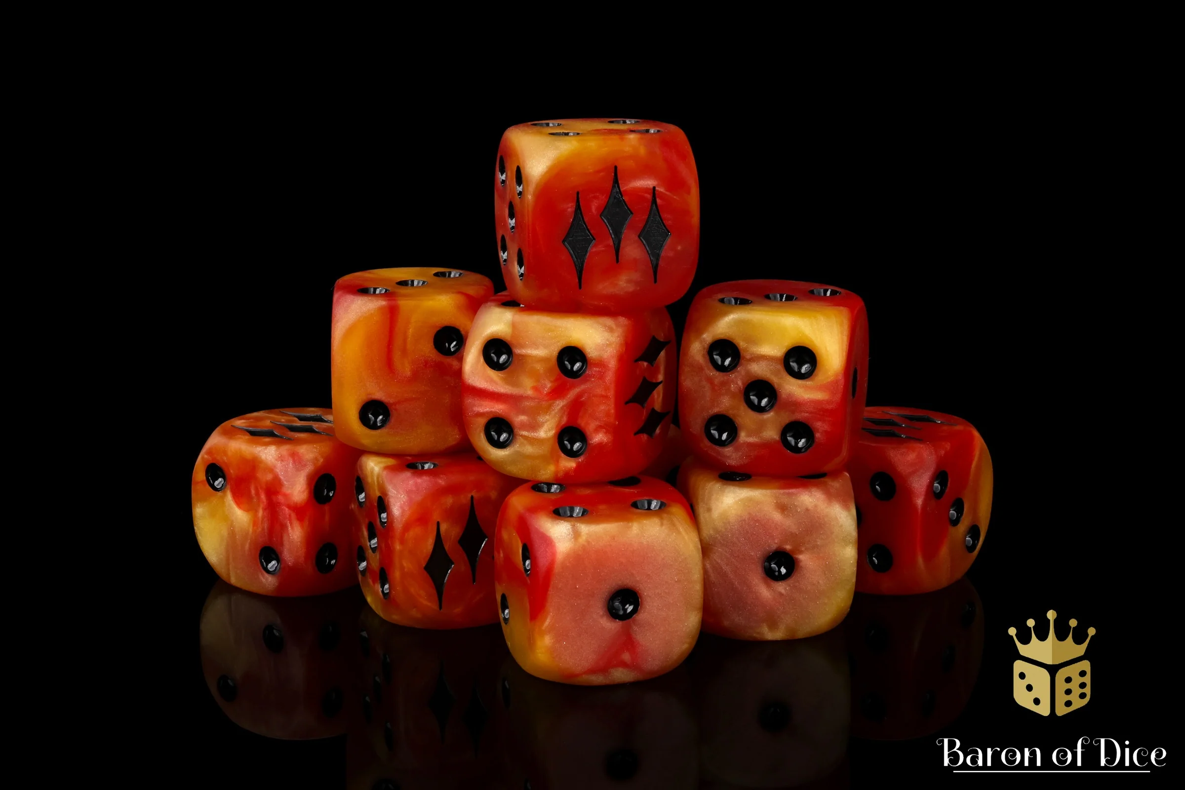 Kings of War: Salamanders - Official Dice Set - Image 4