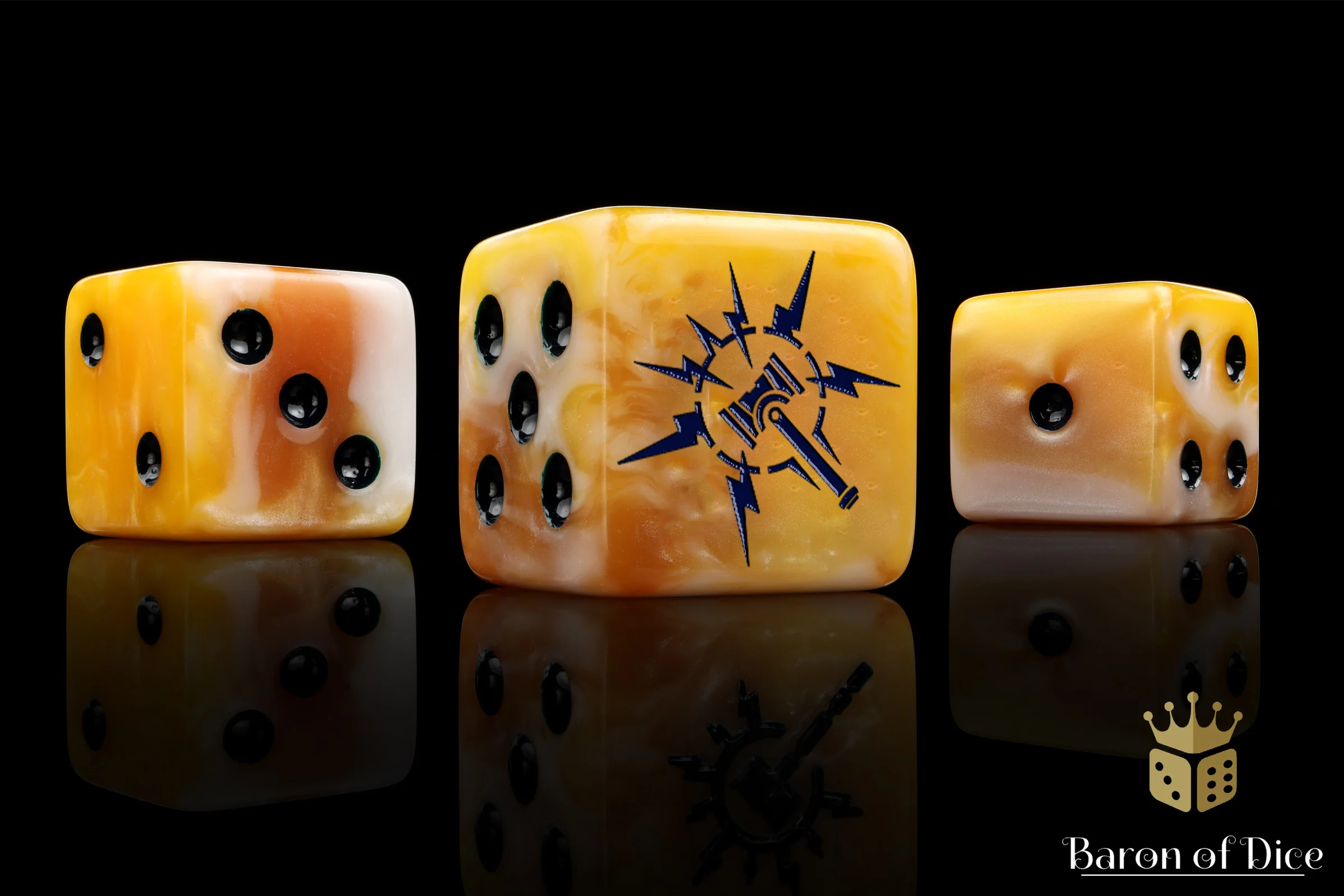 Lightning Hammer Dice - Golden Hues - Image 4