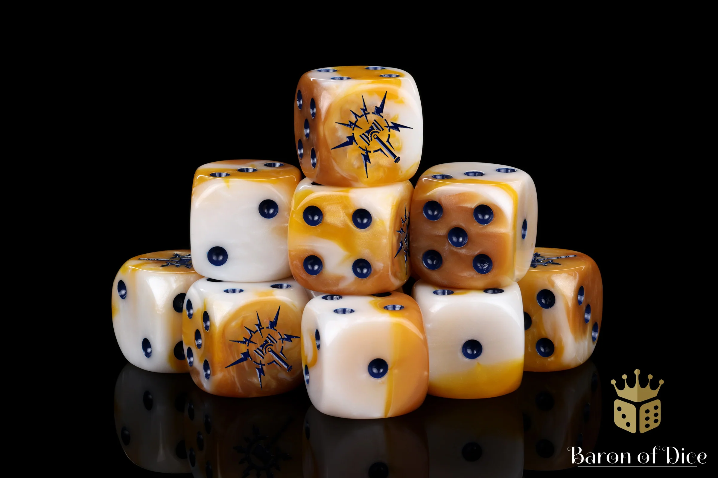 Lightning Hammer Dice - Golden Hues - Image 7