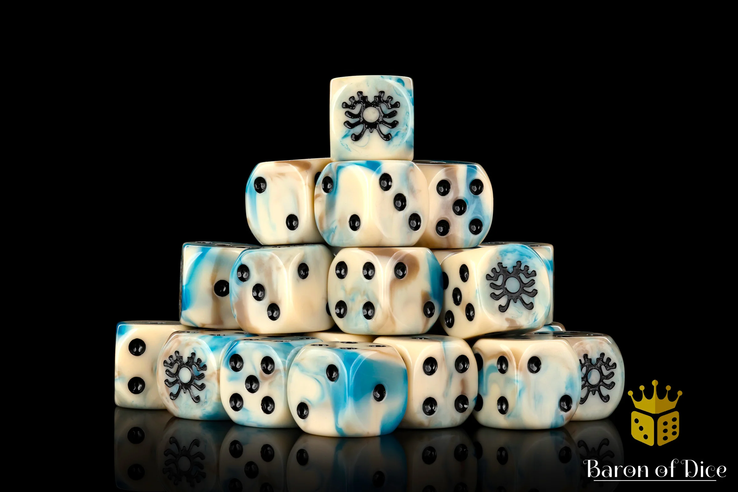 Necromantic Skeleton Rune Dice - Image 2