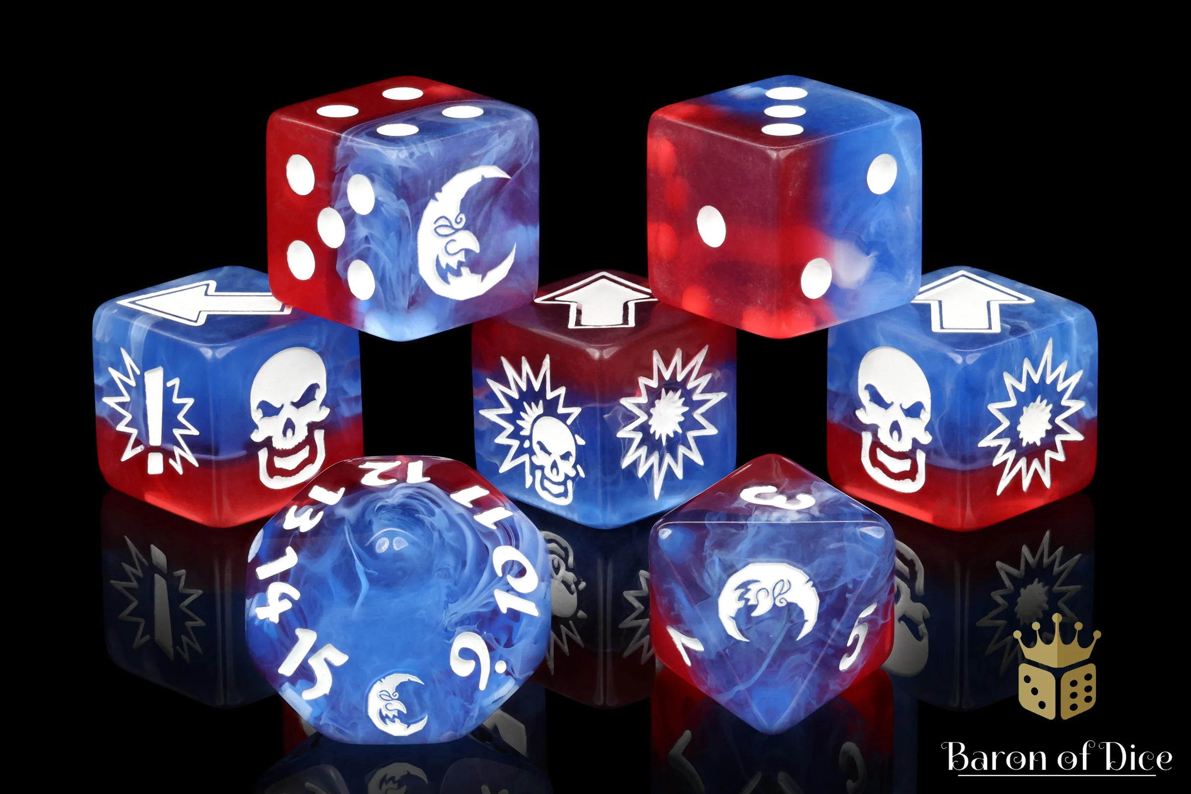 Revolution - Bloody Football Dice (Set of 7) - Image 8