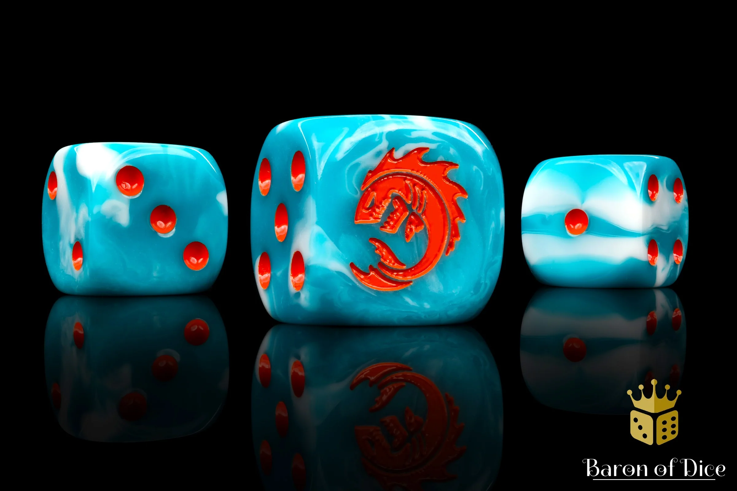 Sea Monsters Dice - Orange - Image 4
