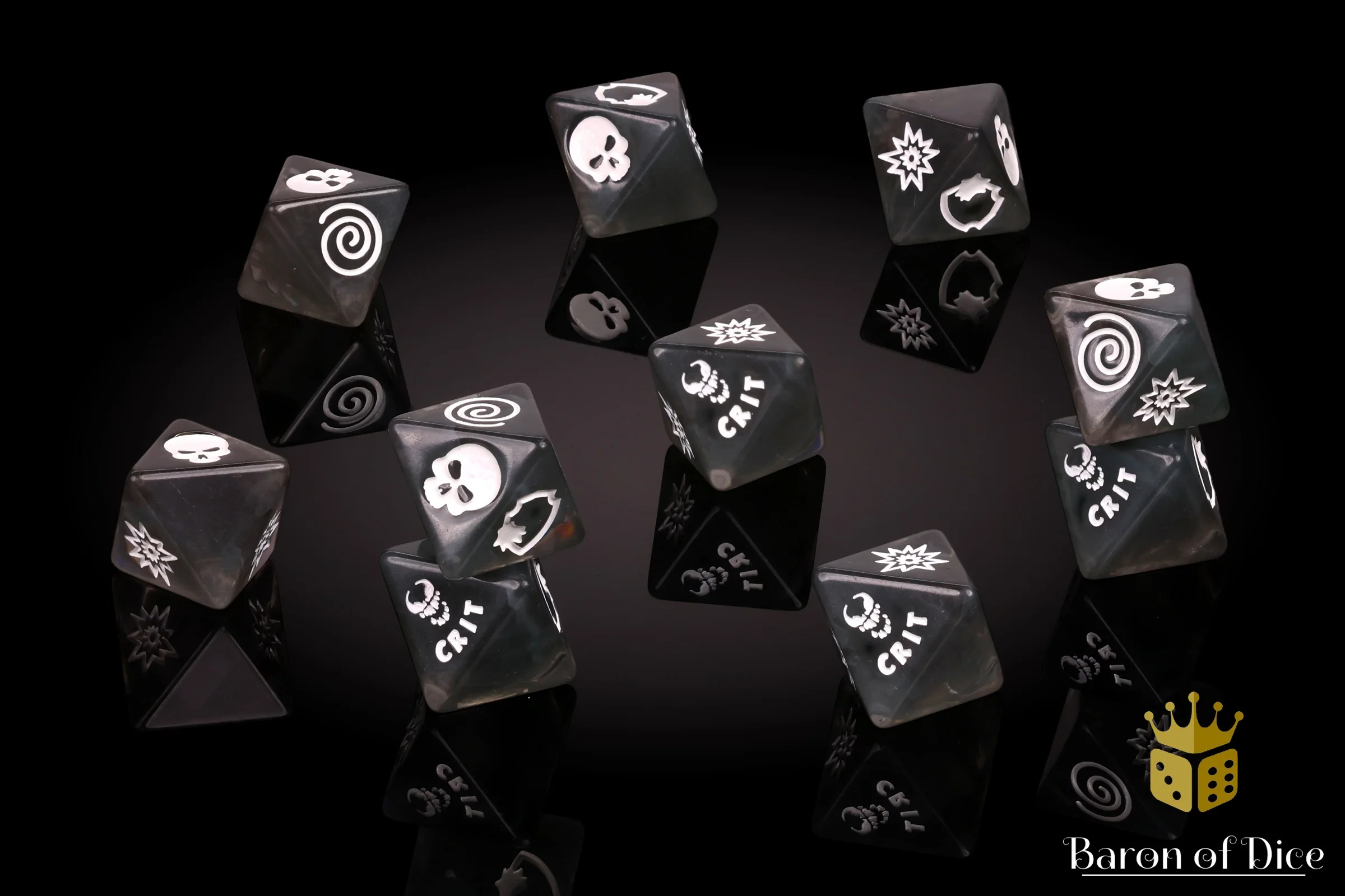 Dark Symbiote D8 Dice Set - Image 2
