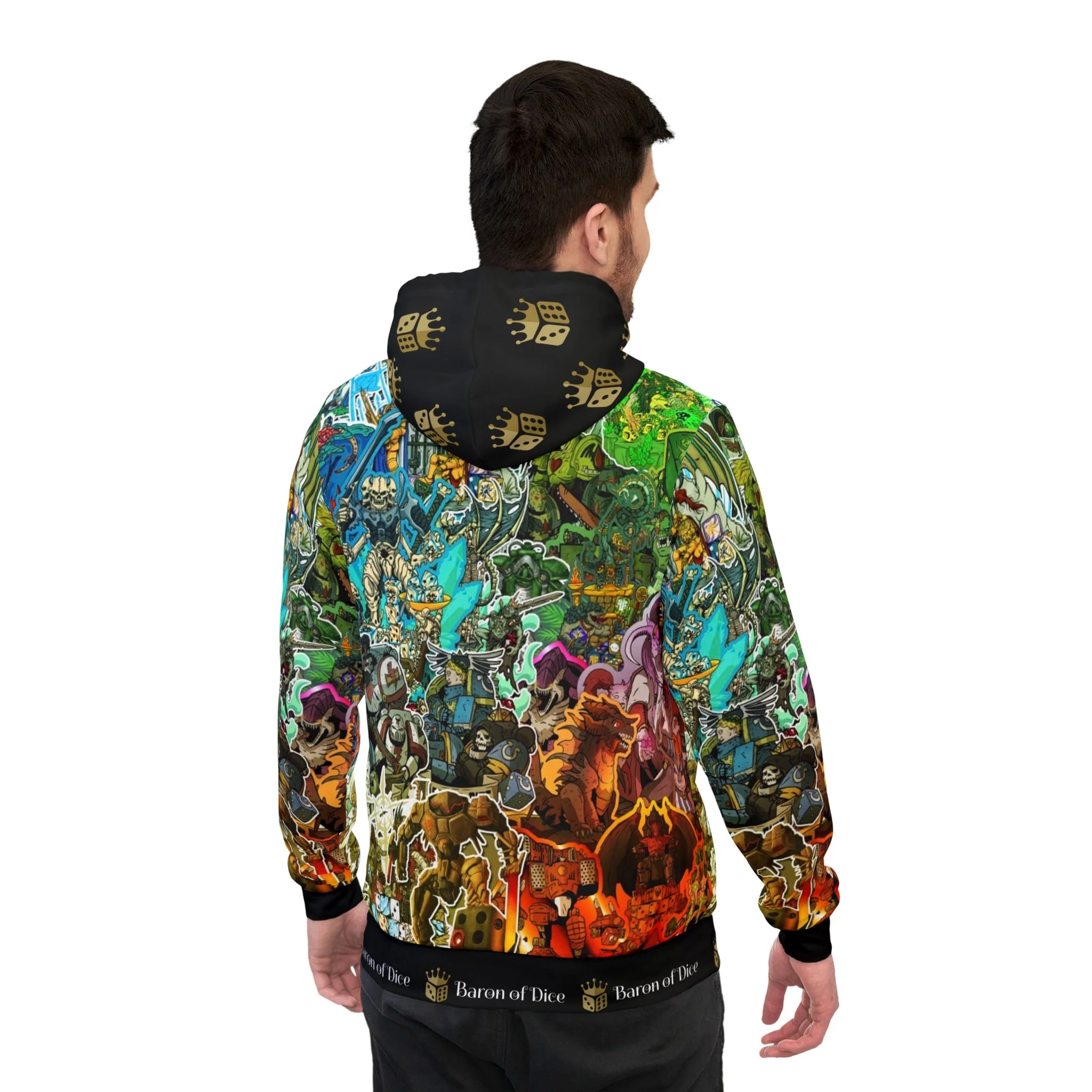 Vibrant Adventure Graphic Athletic Hoodie - Perfect for Sports and Daily Wear - Image 4