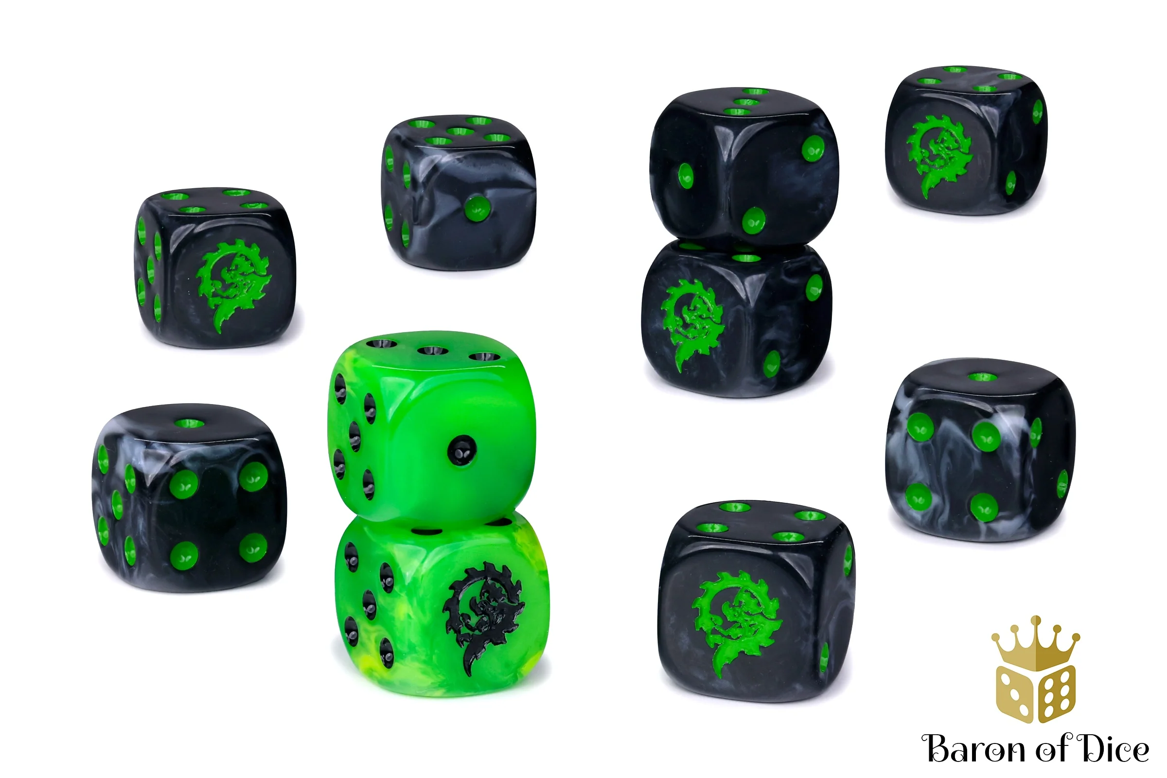 Warmachine: Cryx Necrofactorium Official Dice Set - Image 3
